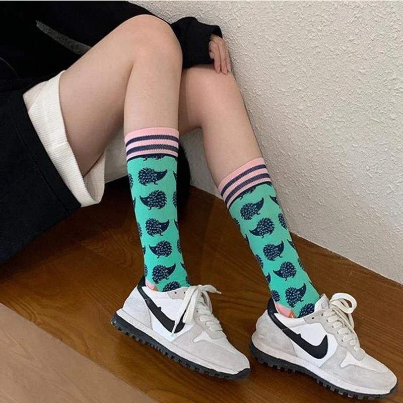 Fashion Colorful Autumn Winter Stocking Women's Socks Plant Hedgehog Slothsi Cotton Socks Personality Straight Trendy Socks
Fashion Colorful Autumn Winter Stocking Women's Socks Plant Hedgehog Slothsi Cotton Socks Personality Straight Trendy Socks