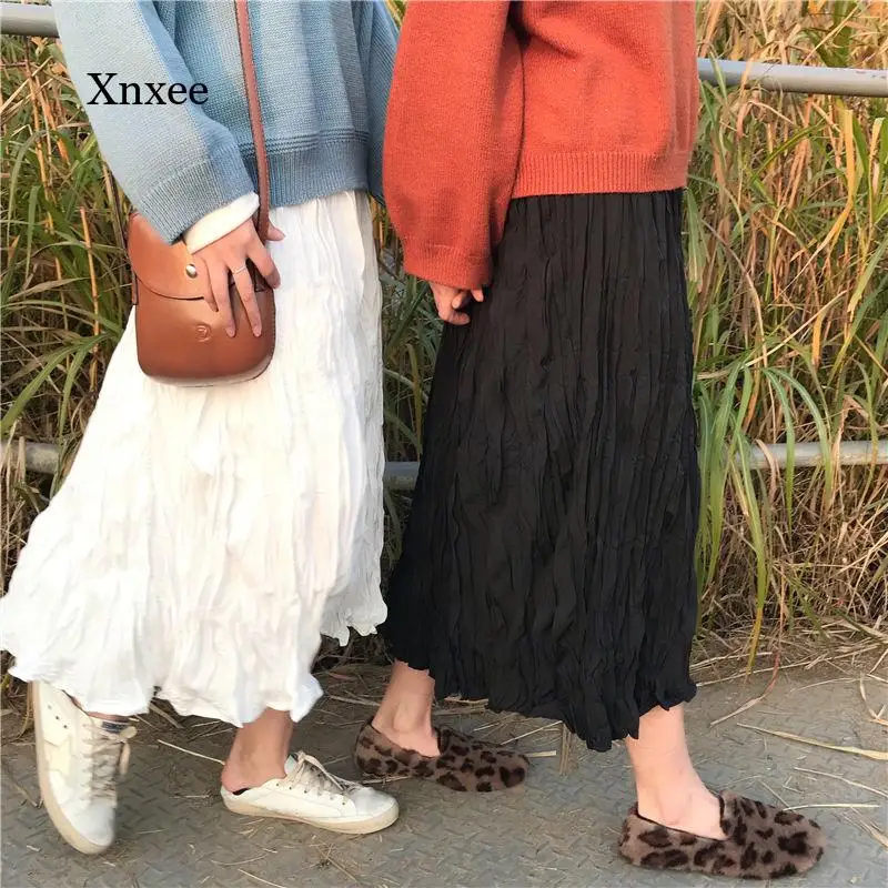 Skirts Womens Summer Pleated Skirt Korean Style Loose Women's Skirt Casual Solid Student Long Skirts for Women Folds Bottoms
Skirts Womens Summer Pleated Skirt Korean Style Loose Women's Skirt Casual Solid Student Long Skirts for Women Folds Bottoms
