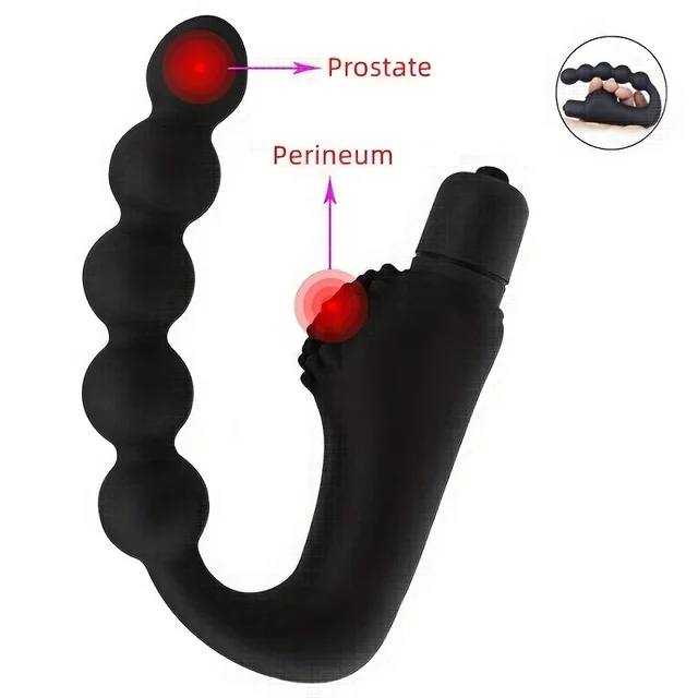 Ohio eur de prostate anal en silicone pour hommes, 10 modes, plug anal, vibromasseur, jouets sexuels pour couples, fournitures pour adultes 1