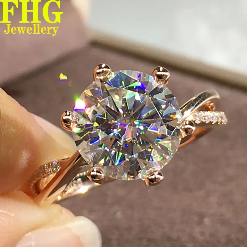 6 7 8 9 10 карат Твердое 18K Au750White Золотое кольцо DVVS Муассанит Бриллианты круглое обручальное кольцо для свадьбы вечеринки юбилея
6 7 8 9 10 карат Твердое 18K Au750White Золотое кольцо DVVS Муассанит Бриллианты круглое обручальное кольцо для свадьбы вечеринки юбилея