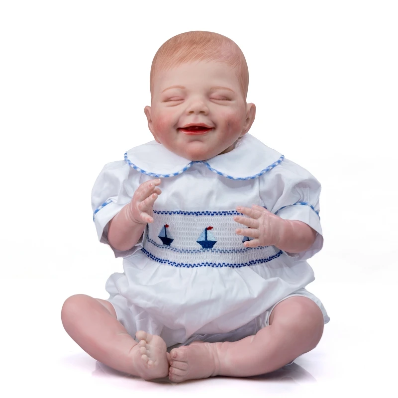 FBBD53CM Reborn Baby April Sleeping Lifelike Size Soft Body Flexible Hand-Drawing Hair 3D Skin Tone with Veins Newborn Baby doll
FBBD53CM Reborn Baby April Sleeping Lifelike Size Soft Body Flexible Hand-Drawing Hair 3D Skin Tone with Veins Newborn Baby doll