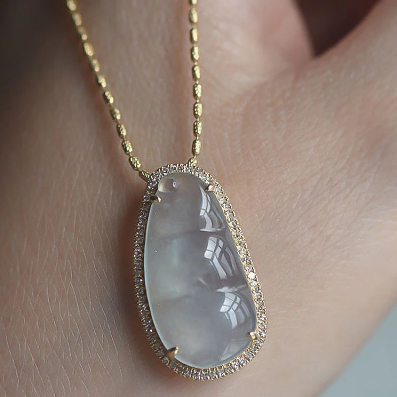 New In Natural Ice seed white Chalcedony Fukudou necklaces Pendant Classical Chinese Style Vintage Chain Wedding Jewelry
New In Natural Ice seed white Chalcedony Fukudou necklaces Pendant Classical Chinese Style Vintage Chain Wedding Jewelry