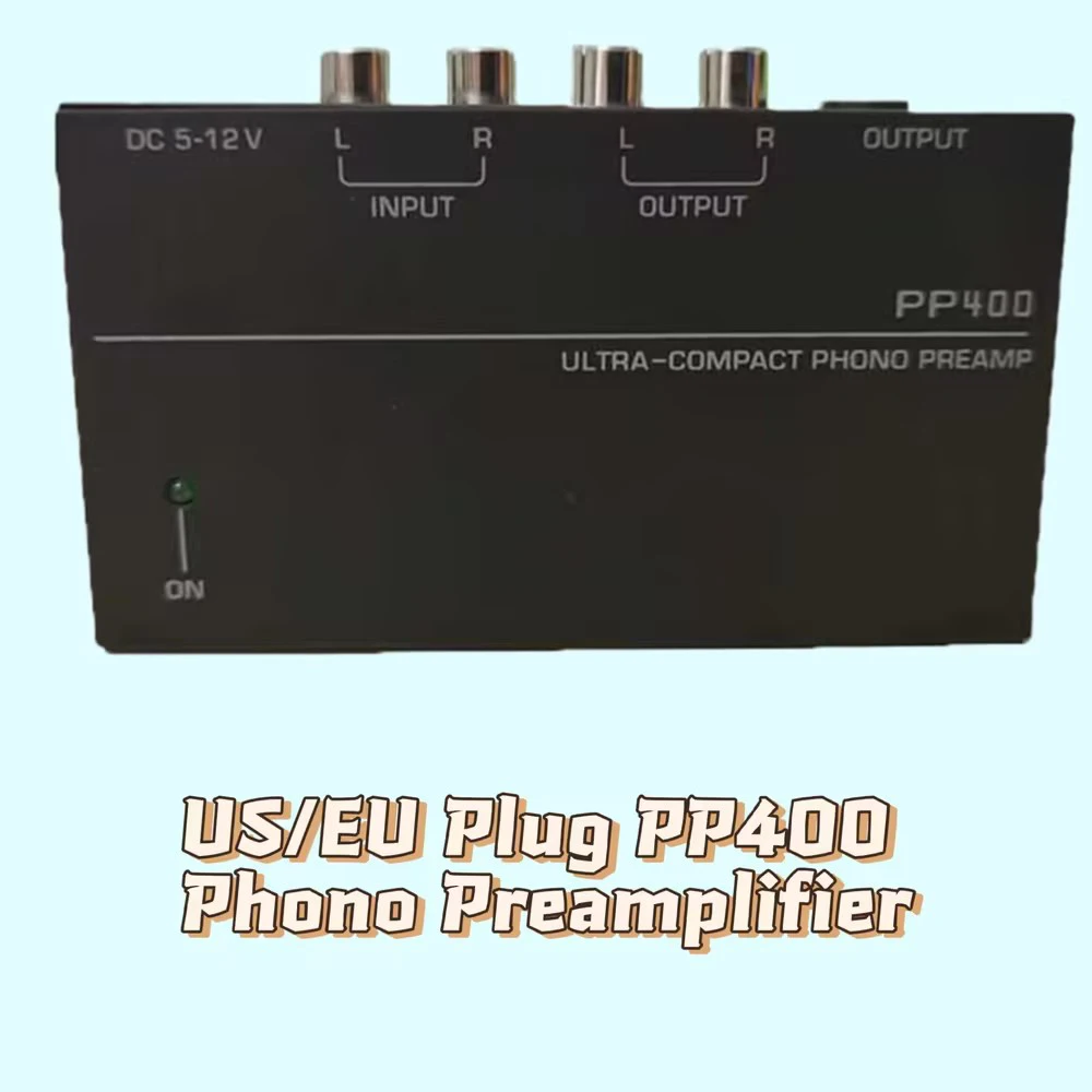 PP400 Ultra-Compact Phono Preamp Preamplifier With RCA 1/4Inch TRS Output Interfaces Preamplificador Phono Preamp
PP400 Ultra-Compact Phono Preamp Preamplifier With RCA 1/4Inch TRS Output Interfaces Preamplificador Phono Preamp
