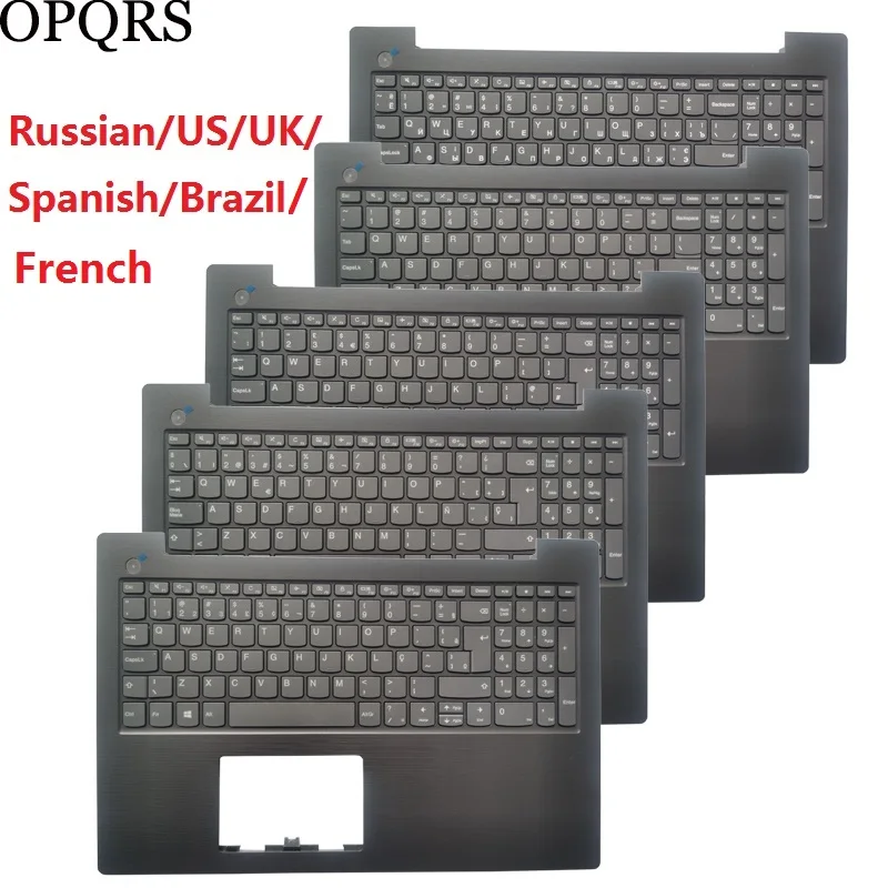 

NEW Russian/US/UK/French/Spanish/Brazil/Italian Laptop Keyboard for LENOVO V130-15 V130-15IGM V130-15IKB with palmrest upper