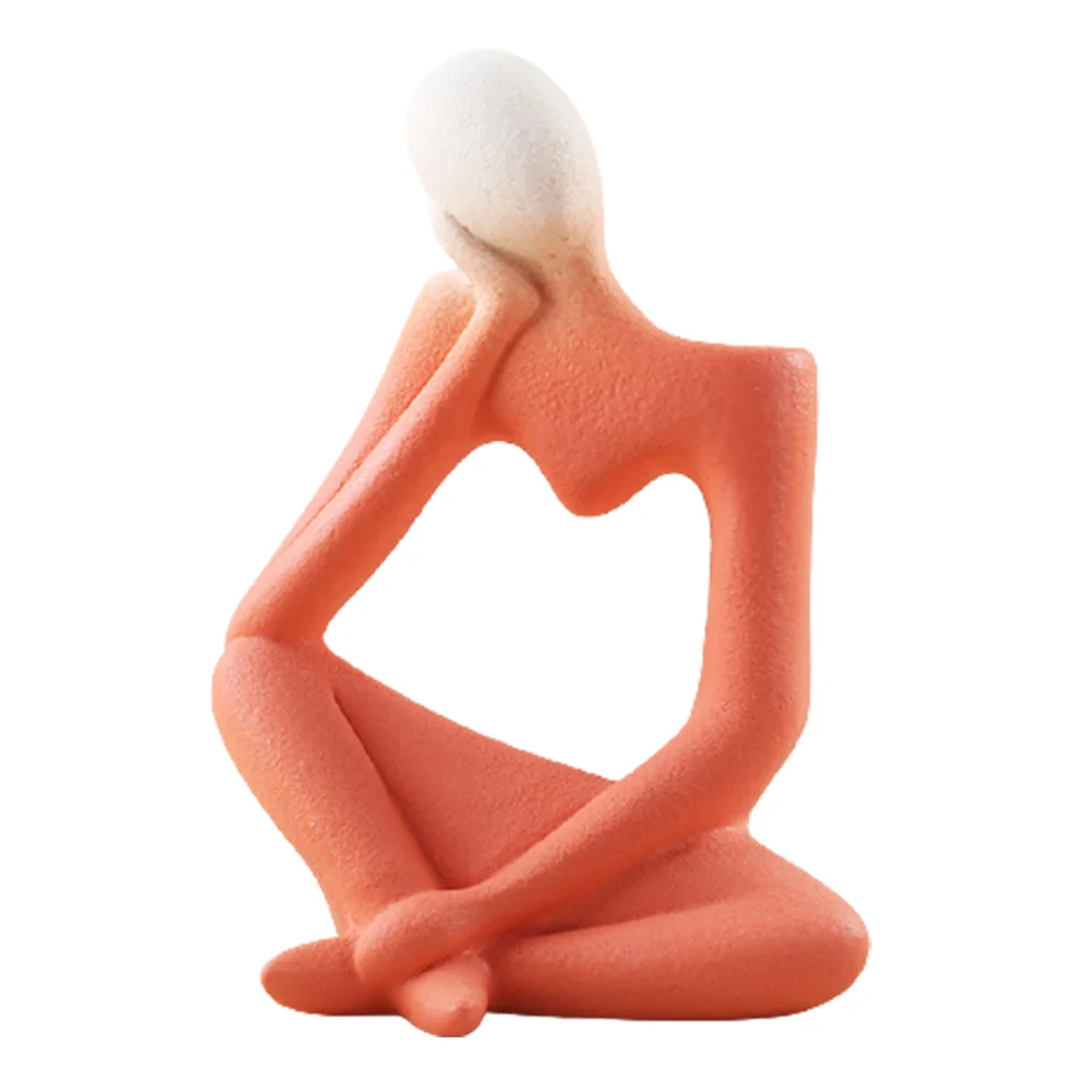 Modern Resin Abstract Thinker Statue for Decoration Simple Sculpture Figurine Office Ceramics Vase Home Decor(Brick Red)
Modern Resin Abstract Thinker Statue for Decoration Simple Sculpture Figurine Office Ceramics Vase Home Decor(Brick Red)
