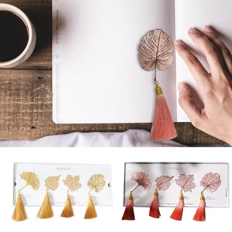 Leaf Bookmark Delicate Bookmark Set Creative Hollow Metal Pretty Bookmarks Holiday Gift For New Year Birthdays Christmas
Leaf Bookmark Delicate Bookmark Set Creative Hollow Metal Pretty Bookmarks Holiday Gift For New Year Birthdays Christmas