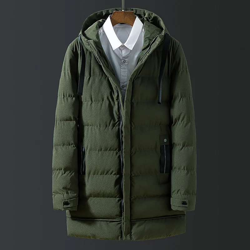 WOODVOICE Mid-length Padded Jacket Men 2023 Fashion Casual Warm Jacket Windproof Winter Coat Korean Cotton Jacket Men Chaqueta 
WOODVOICE Mid-length Padded Jacket Men 2023 Fashion Casual Warm Jacket Windproof Winter Coat Korean Cotton Jacket Men Chaqueta