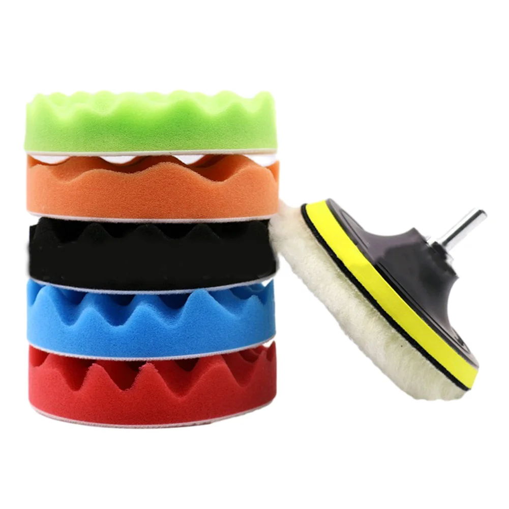 8pcs Polishing Pad 5inch Buffing Wheel Drill Sponge Wool Foam Grinding Pad Kit For Car Waxing Cleaning Polisher Angle Grinder
8pcs Polishing Pad 5inch Buffing Wheel Drill Sponge Wool Foam Grinding Pad Kit For Car Waxing Cleaning Polisher Angle Grinder