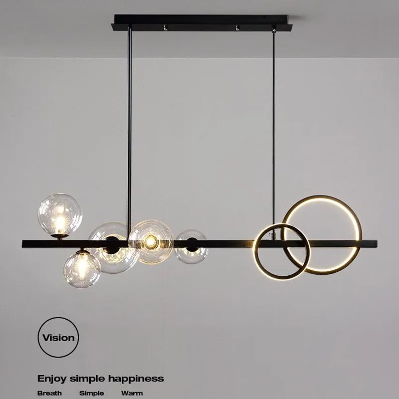 Modern European Glass Bubble Dining room Pendant Lights Black Long Bracket Pendant Lamps for Bar Stair Kitchen Restaurant
Modern European Glass Bubble Dining room Pendant Lights Black Long Bracket Pendant Lamps for Bar Stair Kitchen Restaurant