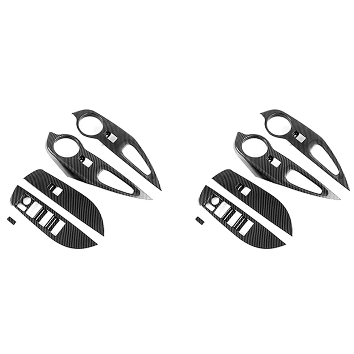 2X for Toyota Corolla Cross 2020 2021 Car Carbon Fiber Door Window Lift Switch Panel Cover Trim Accessories, Drive Right
2X for Toyota Corolla Cross 2020 2021 Car Carbon Fiber Door Window Lift Switch Panel Cover Trim Accessories, Drive Right