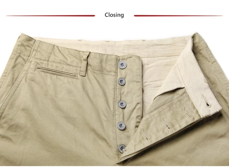 Rugged Bronson Army Chino Trousers 1942 Pattern Khakis Military Style Casual Pants 38 Sdc234053b1924ffcaed38f7464f879df9