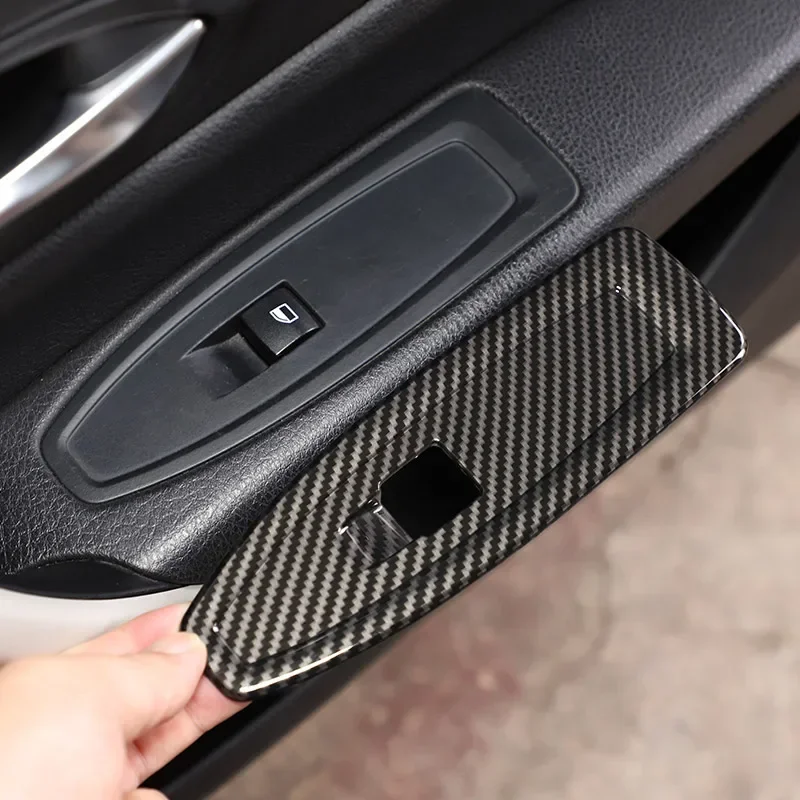 For BMW 1 2 Series F20 F21 F22 F45 F46 14-19 ABS Carbon Fiber/Silver Car Glass Lift Switch Panel Frame Stickers Car Accessories 
For BMW 1 2 Series F20 F21 F22 F45 F46 14-19 ABS Carbon Fiber/Silver Car Glass Lift Switch Panel Frame Stickers Car Accessories