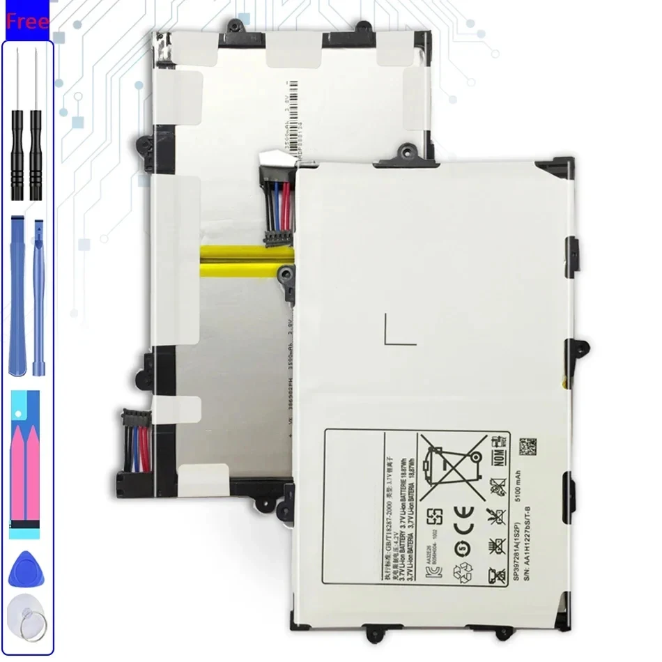 Аккумулятор SP397281A (1S2P) SP368487A на 5100 мА · ч для Samsung GALAXY Tab 8,9 P7300 7310 7320 P739/7,7 P6800 P6810
Аккумулятор SP397281A (1S2P) SP368487A на 5100 мА · ч для Samsung GALAXY Tab 8,9 P7300 7310 7320 P739/7,7 P6800 P6810