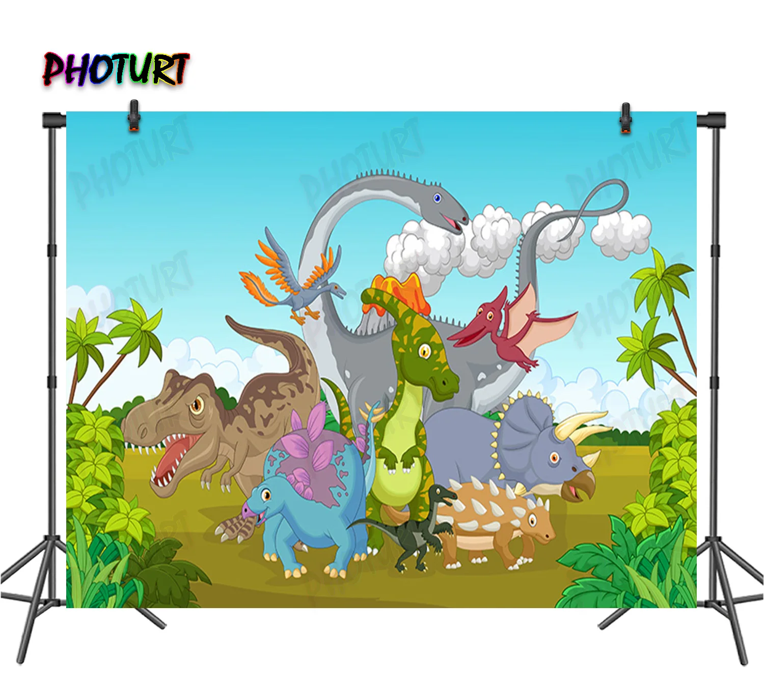 PHOTURT Cute Dinosaur Backdrop Newborn 1st Birthday Party Background Jurassic Polyester Vinyl Photography Banner Decoration Prop
PHOTURT Cute Dinosaur Backdrop Newborn 1st Birthday Party Background Jurassic Polyester Vinyl Photography Banner Decoration Prop