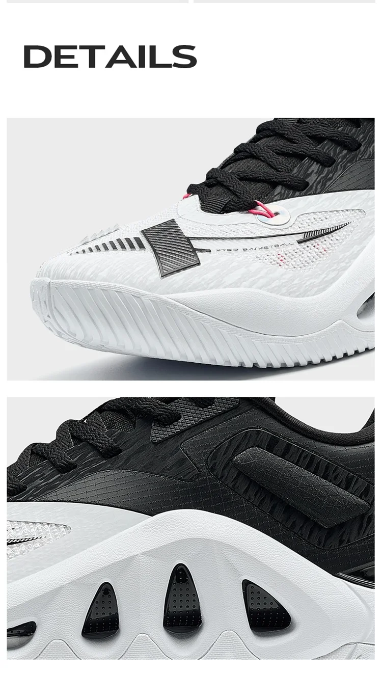 Xtep garras do diabo tênis de basquete para homem 2024 outono confortável sapatos esportivos combate estabilidade rebote tênis 876319120001 Xtep garras do diabo tênis de basquete para homem 2024 outono confortável sapatos esportivos combate estabilidade rebote tênis 876319120001