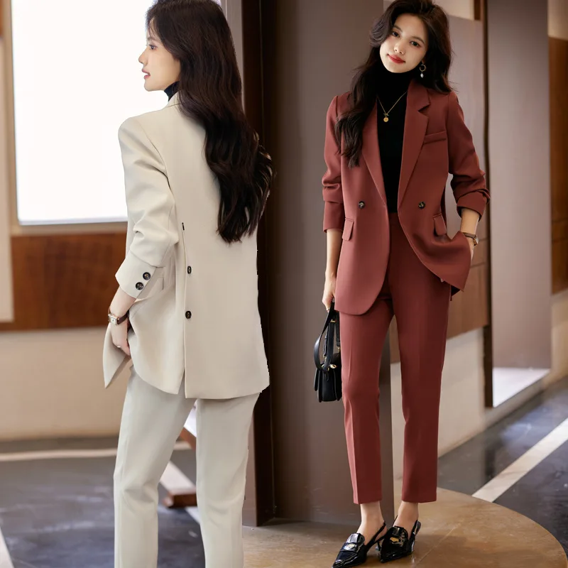 High-End Beige Small Suit Jacket Women's Long-Sleeved Autumn and Winter 2023 New Small Business Wear Suit Women's Suit
High-End Beige Small Suit Jacket Women's Long-Sleeved Autumn and Winter 2023 New Small Business Wear Suit Women's Suit