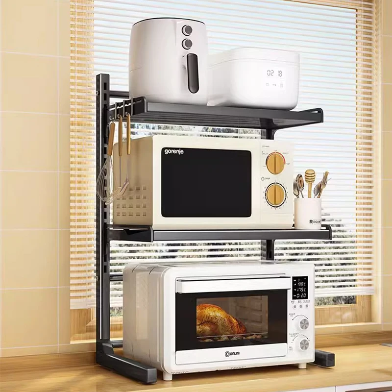 Kitchen Microwave Rack Countertop Multi-Layer Adjustable Oven Rice Cooker Storage Rack Water Cup Cutlery Organizer
Kitchen Microwave Rack Countertop Multi-Layer Adjustable Oven Rice Cooker Storage Rack Water Cup Cutlery Organizer