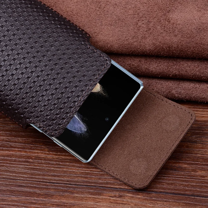 Genuine Leather Material Case for Vivo X Fold 2 Case Pouch Bag Can Be Hung on The Belt
Genuine Leather Material Case for Vivo X Fold 2 Case Pouch Bag Can Be Hung on The Belt