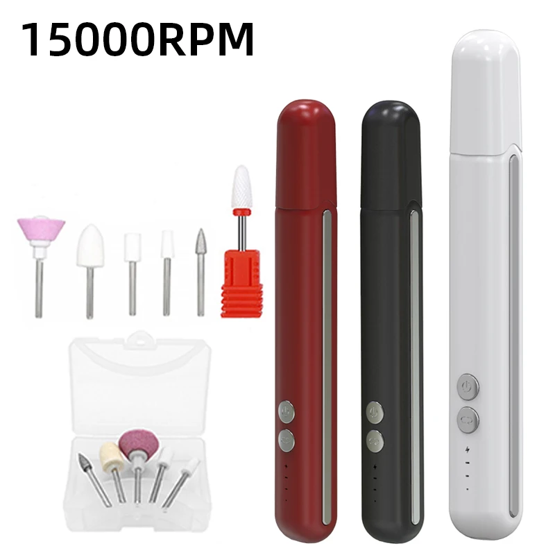 NEW 15000RPM Wireless Nail Drill Machine Manicure Milling Cutter Set For Gel Polishing Portable Nail Sander Nail Salon Tool Set
NEW 15000RPM Wireless Nail Drill Machine Manicure Milling Cutter Set For Gel Polishing Portable Nail Sander Nail Salon Tool Set