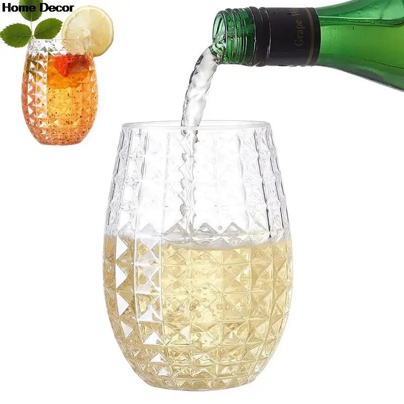 Wine Glasses Whiskey Cocktail Juice Drinking Plastic Cups - Unbreakable Reusable and Recyclable for Outdoor Pool Party Picnics
Wine Glasses Whiskey Cocktail Juice Drinking Plastic Cups - Unbreakable Reusable and Recyclable for Outdoor Pool Party Picnics