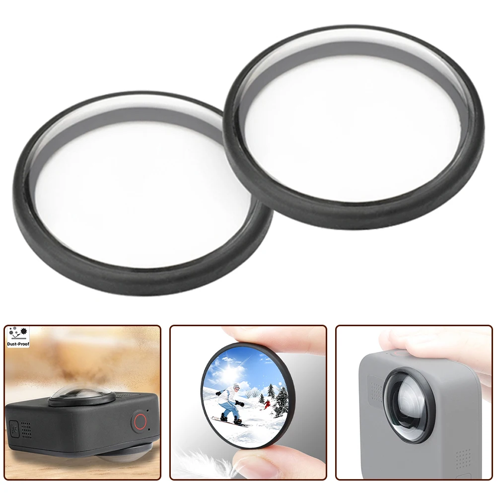 2 PCS Acrylic Lens Protector Cover Cap For GoPro-Max Action-Camera Waterproof Case Cover Protector Anti-Scratch For GoPro Max
2 PCS Acrylic Lens Protector Cover Cap For GoPro-Max Action-Camera Waterproof Case Cover Protector Anti-Scratch For GoPro Max