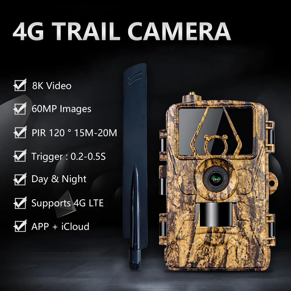 Solar Panel Hunting Camera Infrared Induction Automatic Monitoring Wildlife Trap Trail Camera 24MP 1296P Video Photo Recorder
Solar Panel Hunting Camera Infrared Induction Automatic Monitoring Wildlife Trap Trail Camera 24MP 1296P Video Photo Recorder