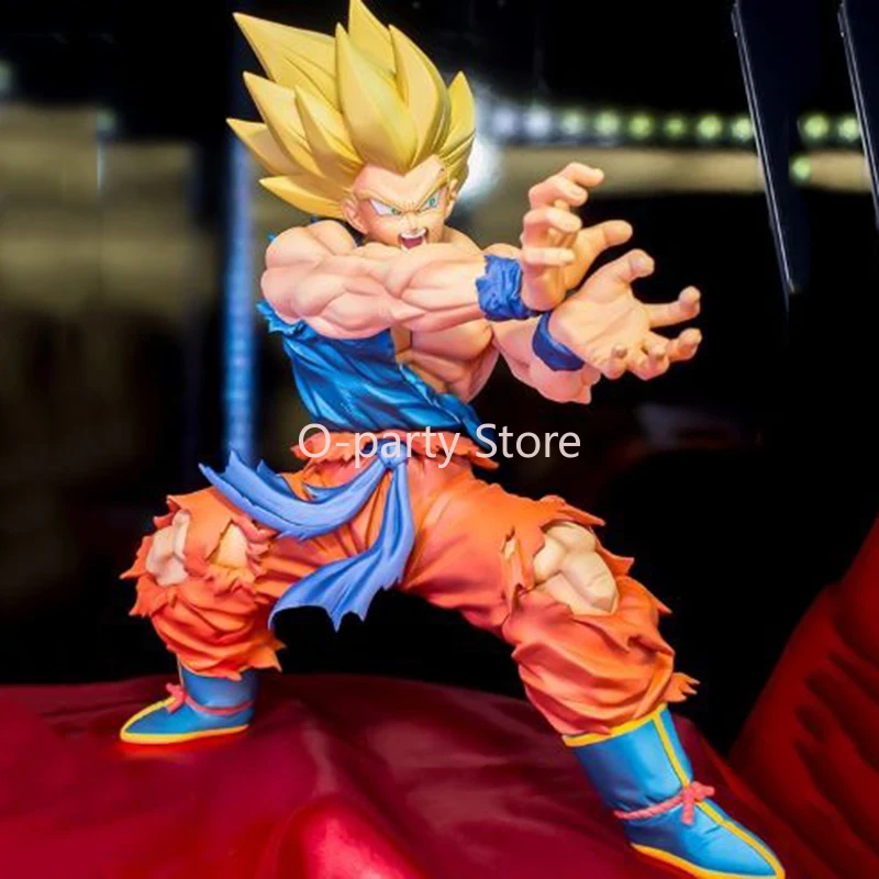 

Драконий жемчуг Z Kamehameha Son Goku, фигурка Super Saiyan Kakarotto 16 см, Экшн-камера из ПВХ, игрушки для детей, подарки