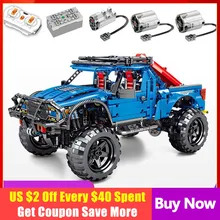 SEMBO Technical car The F-150 Pickup Truck Fit Remote Control Vehicle SUV Remote Control Motor PowerBuilding Blocks Kids Toys
SEMBO Technical car The F-150 Pickup Truck Fit Remote Control Vehicle SUV Remote Control Motor PowerBuilding Blocks Kids Toys