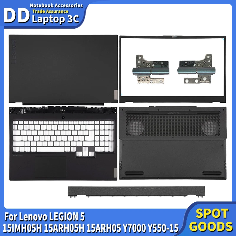 

NEW For Lenovo LEGION 5 15IMH05H 15ARH05H 15ARH05 Y7000 Y550-15 Laptop LCD Back Cover/Front Bezel/Hinges/Palmrest/Bottom Case