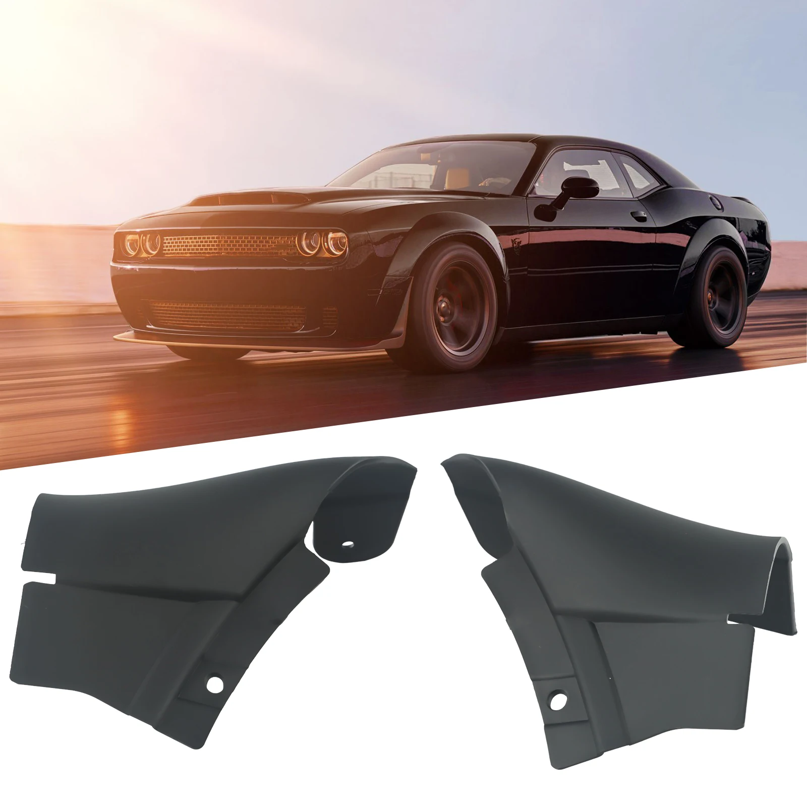 Enhance the Look of your For DODGE For CHALLENGER with this Pair of Air Dam Front Lip Spoiler Close Out Covers
Enhance the Look of your For DODGE For CHALLENGER with this Pair of Air Dam Front Lip Spoiler Close Out Covers