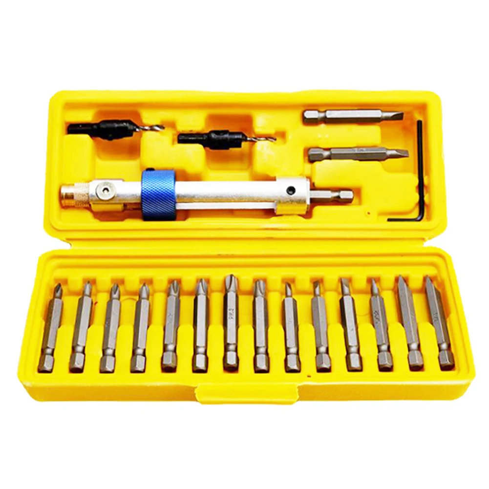 20pcs Swap Drill Bit Wrench Drill Driver Swivel Head Quick-Change Driving Bit For Half Times Drilling Machine Electric Driver
20pcs Swap Drill Bit Wrench Drill Driver Swivel Head Quick-Change Driving Bit For Half Times Drilling Machine Electric Driver