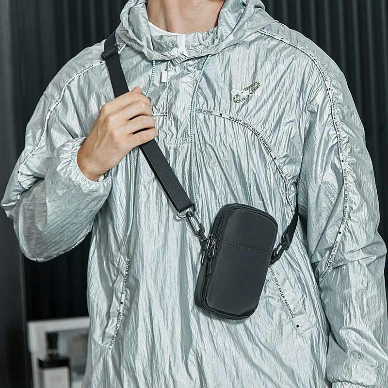 

Nylon Small Shoulder Crossbody Bag for Men 2024 Brand Japanese Mini Cell Phone Bags Male Pouch Man Casual Handbags Travel Murse