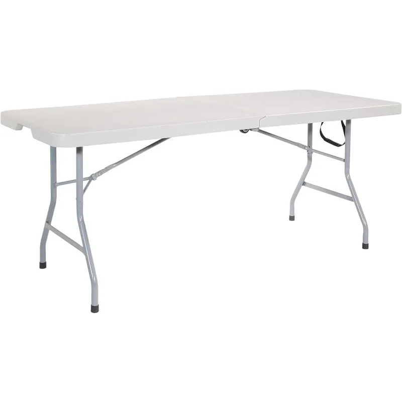 Office Star Resin Multipurpose Rectangle Table, 6-Feet Center Folding with Wheels Light Gray Picnic Table
Office Star Resin Multipurpose Rectangle Table, 6-Feet Center Folding with Wheels Light Gray Picnic Table