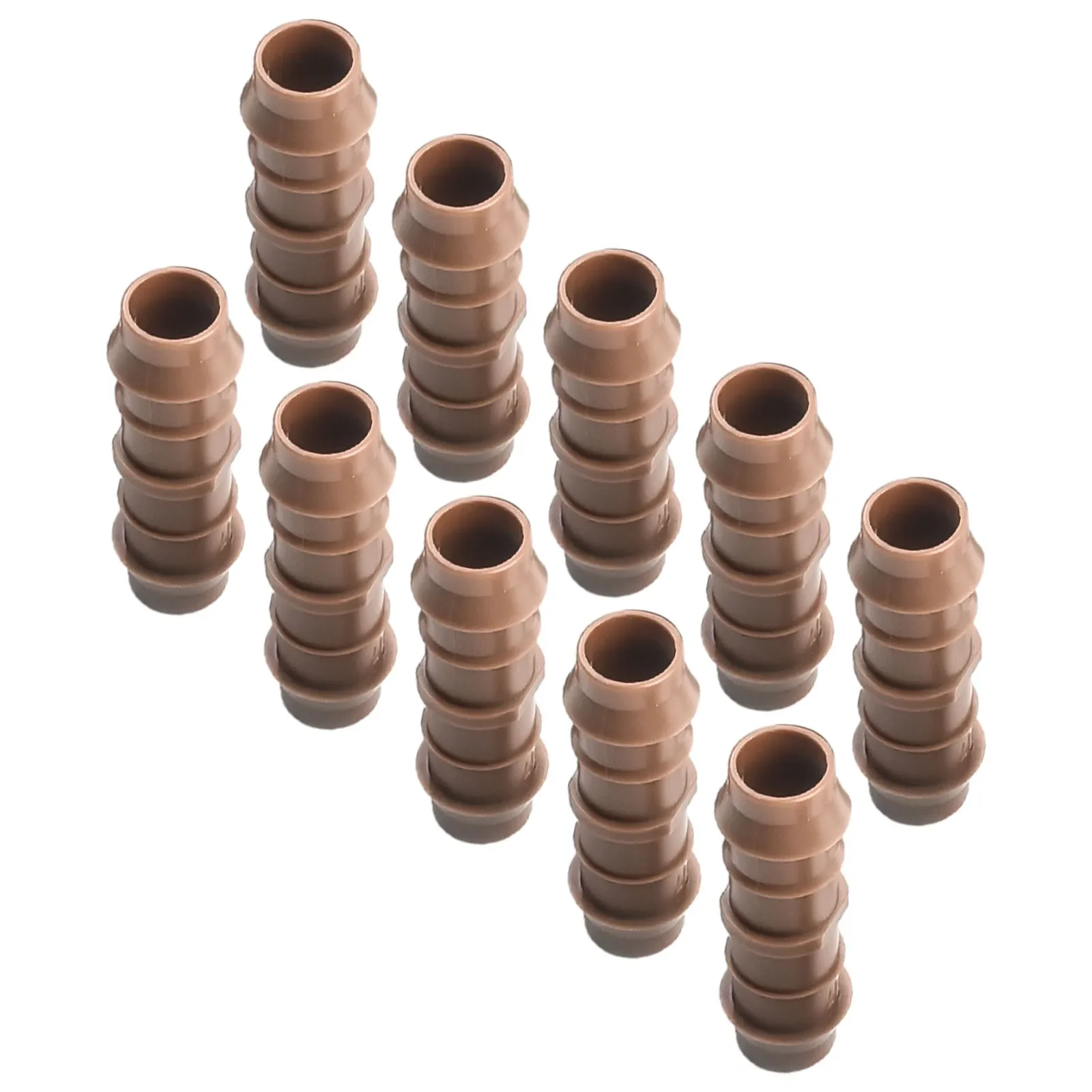 Set Coupler Connectors Tubing 1/2'' Coupling 10pcs Accessories Barbed Brown Fittings Garden Irrigation Line Coupler Plastic
Set Coupler Connectors Tubing 1/2'' Coupling 10pcs Accessories Barbed Brown Fittings Garden Irrigation Line Coupler Plastic