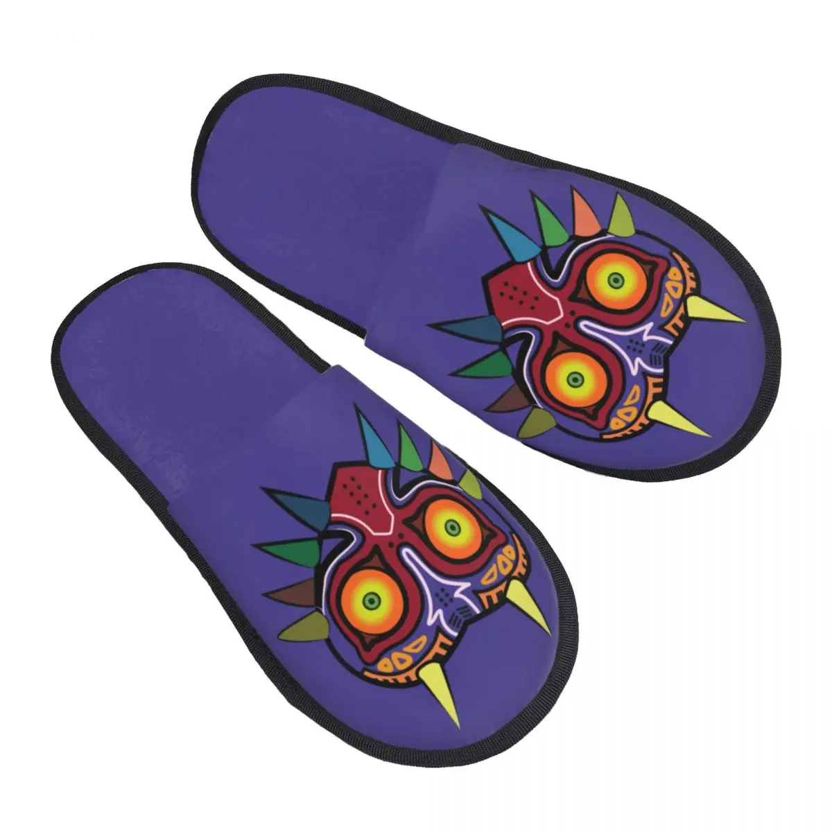 Custom Zeldas Majora's Mask Soft Memory Foam House Slippers Women Video Gamer Comfy Warm Anti-skid Sole Slipper
Custom Zeldas Majora's Mask Soft Memory Foam House Slippers Women Video Gamer Comfy Warm Anti-skid Sole Slipper
