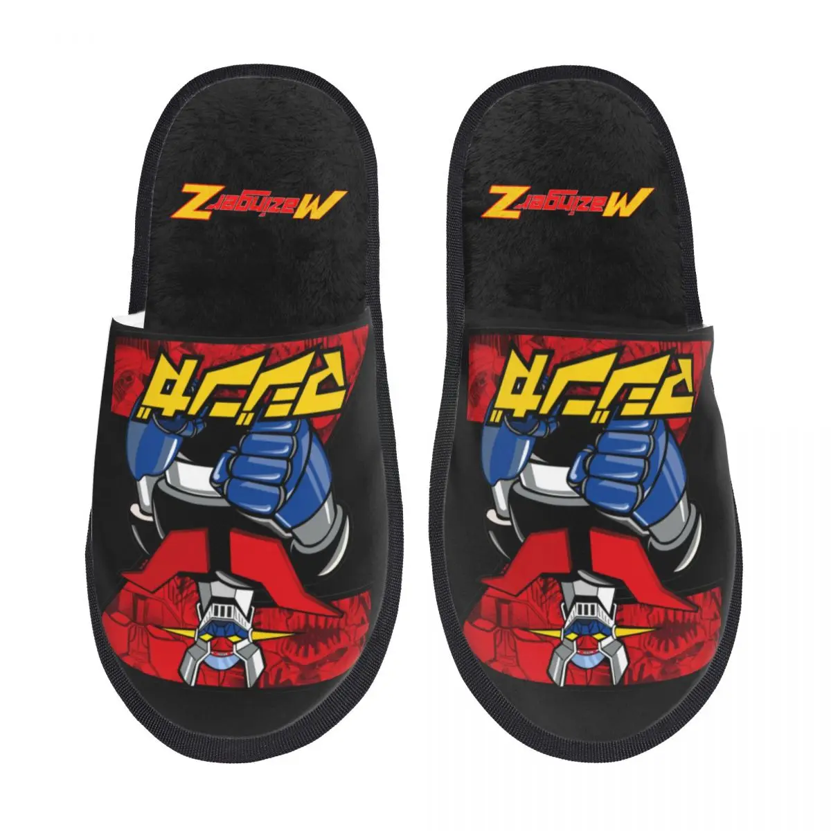 Зимние меховые хлопковые тапочки Mazinger Z, Мультяшные аксессуары для роботов, домашние меховые сланцы, тапочки для гостиной, мягкие Нескользящие сланцы
Зимние меховые хлопковые тапочки Mazinger Z, Мультяшные аксессуары для роботов, домашние меховые сланцы, тапочки для гостиной, мягкие Нескользящие сланцы
