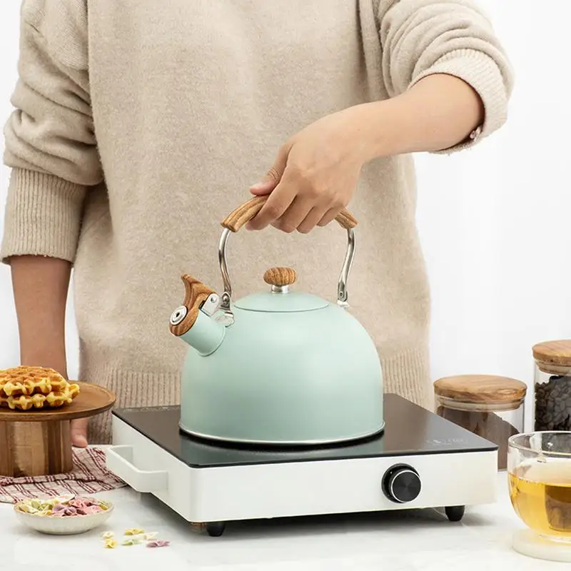 Whistling Kettle 2.5L Stainless Steel Whistle Tea Kettle Water Bottle Tea Pot Kitchenware For Gas Stove Induction Cooker
Whistling Kettle 2.5L Stainless Steel Whistle Tea Kettle Water Bottle Tea Pot Kitchenware For Gas Stove Induction Cooker