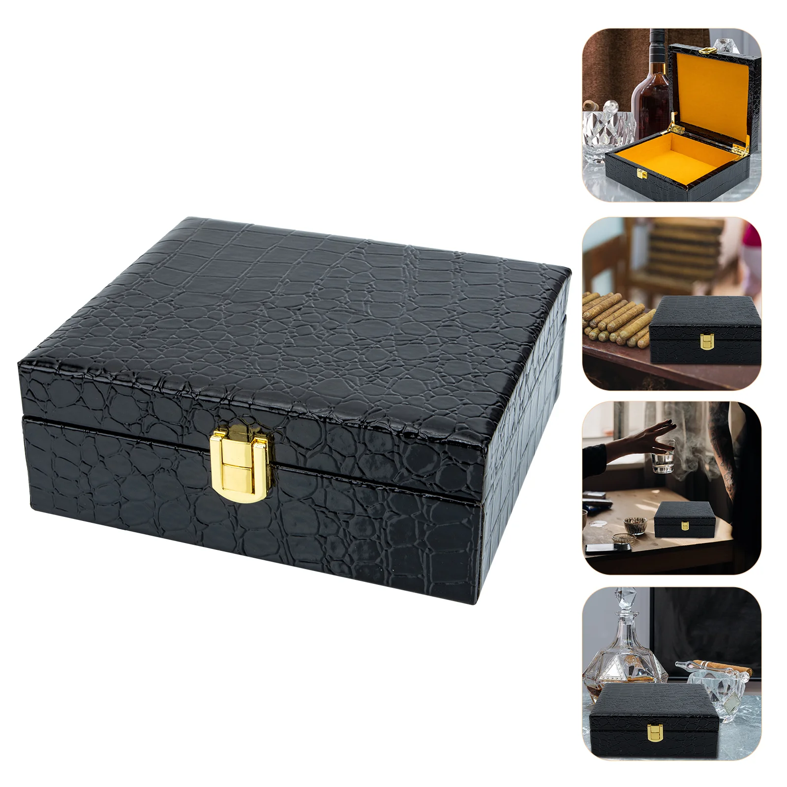 

Box Storage Box With Lides Decorative Travel Wooden Humidor Small Gift Packaging Box#j