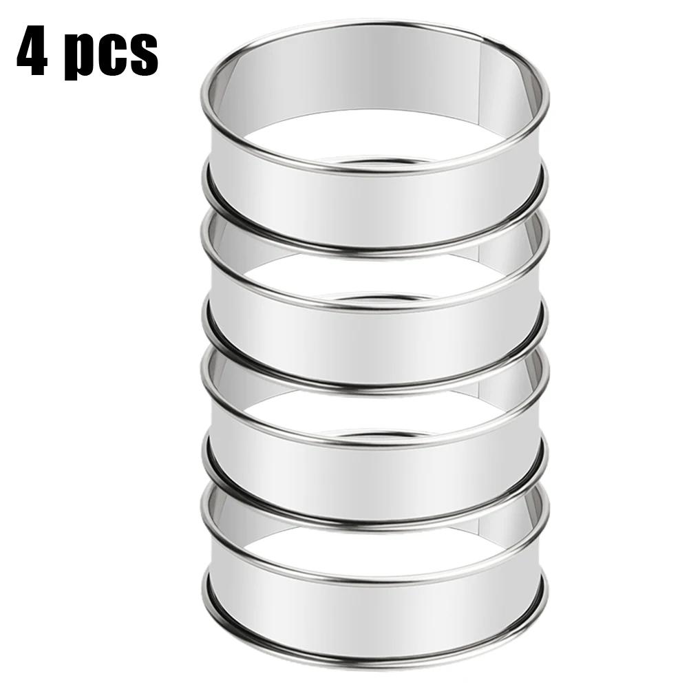 4PCS Stainless Steel Round Cookie Biscuit Cutters Circle Pastry Cutters DIY Metal Baking Circle Muffin Rings Cookie Tarts Molds
4PCS Stainless Steel Round Cookie Biscuit Cutters Circle Pastry Cutters DIY Metal Baking Circle Muffin Rings Cookie Tarts Molds