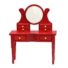 Beautiful Red Wood Color with Drawer Dollhouse Dressing Table Model Toy for Decor Dollhouse Dressing Table Mini Cabinet
Beautiful Red Wood Color with Drawer Dollhouse Dressing Table Model Toy for Decor Dollhouse Dressing Table Mini Cabinet