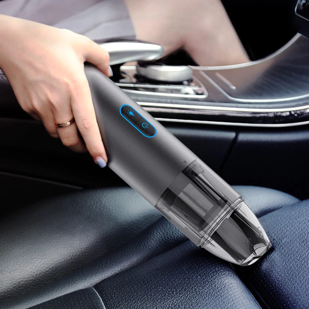 Portable Car Vacuum Cleaner Wireless Handheld Auto Mini Vacuum Suction with Flashlight Strobe Light for Car Home indoor & Office
Portable Car Vacuum Cleaner Wireless Handheld Auto Mini Vacuum Suction with Flashlight Strobe Light for Car Home indoor & Office