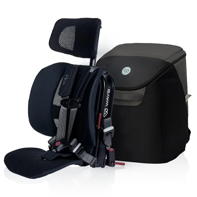 

WAYB Pico Travel Car Seat with Premium Carrying Bag- Lightweight, Portable, Foldable - Perfect for Airplanes, Rideshares