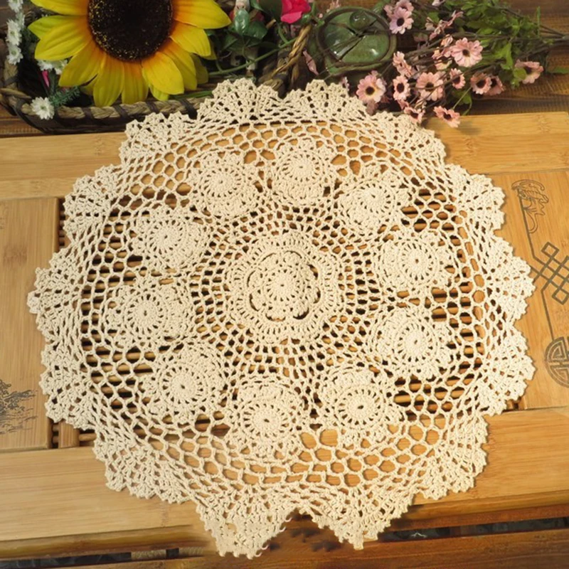 2024 New Cotton Placemat Cup Coaster Mug Kitchen Wedding Table Place Mat Cloth Lace Crochet Tea Coffee Doily Handmade Pad
2024 New Cotton Placemat Cup Coaster Mug Kitchen Wedding Table Place Mat Cloth Lace Crochet Tea Coffee Doily Handmade Pad