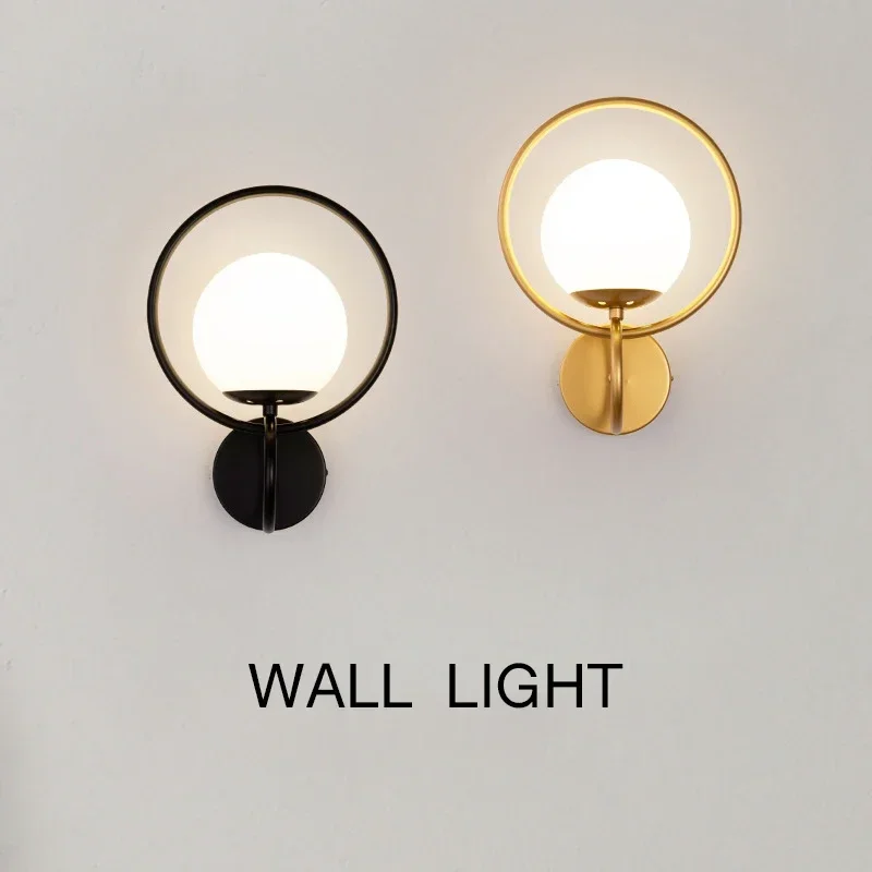 Glass LED Wall Lamp Modern Sconce Wall Lights Fixture E27 Bedside Lamp Industrial Decor Dining Room Bedroom Simple Lighting
Glass LED Wall Lamp Modern Sconce Wall Lights Fixture E27 Bedside Lamp Industrial Decor Dining Room Bedroom Simple Lighting