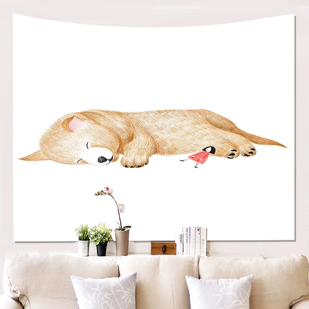 Cartoon Animal Tapestry Kawaii Ins Style Bohemian Girl Dorm Illustration Home Decor Tapestries Bedroom Living Room Wall Hanging
Cartoon Animal Tapestry Kawaii Ins Style Bohemian Girl Dorm Illustration Home Decor Tapestries Bedroom Living Room Wall Hanging