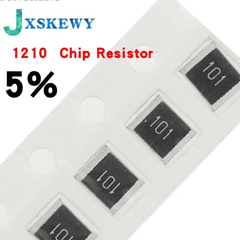 

100pcs 1210 5% 1/2W SMD Chip Resistor resistors 0R - 10M 0 10 100 220 470 ohm 0R 10R 100R 220R 470R 1K 2.2K 4.7K 10K 100K 1M 10M