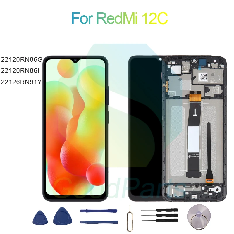 Сменный экран для RedMi 12C 1650*720 22120RN86G, 22120RN86I, 22126RN91Y для RedMi 12C ЖК-сенсорный дигитайзер
Сменный экран для RedMi 12C 1650*720 22120RN86G, 22120RN86I, 22126RN91Y для RedMi 12C ЖК-сенсорный дигитайзер