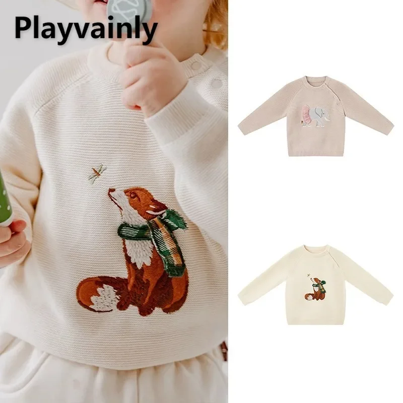 Свитер для мальчиков и девочек, вязаный пуловер с круглым воротником и длинным рукавом
Свитер для мальчиков и девочек, вязаный пуловер с круглым воротником и длинным рукавом