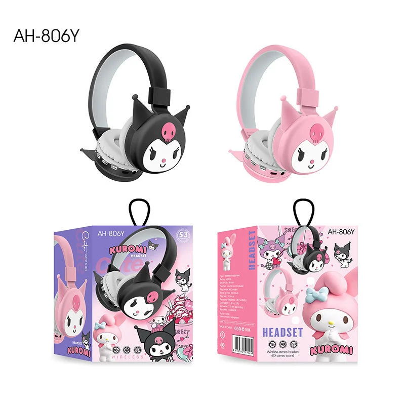 Sanrio Bluetooth Headphone Hello Kitty Kuromi Wireless Headsets Cartoon Mic Foldable Lightweight Earphone Phones Laptop Gifts
Sanrio Bluetooth Headphone Hello Kitty Kuromi Wireless Headsets Cartoon Mic Foldable Lightweight Earphone Phones Laptop Gifts