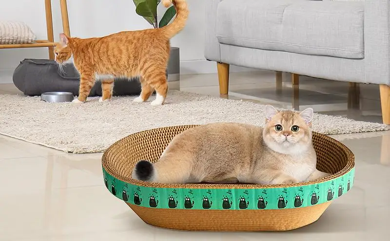 

Pet Cat Scratching Board Cat Cardboard Mat Scraper Grinding Claw Toys Corrugated Scratcher Bed Kitten Entertainment Supplies